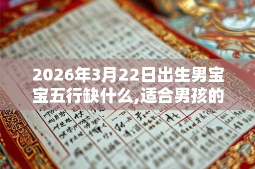 2026年3月22日出生男宝宝五行缺什么,适合男孩的名字