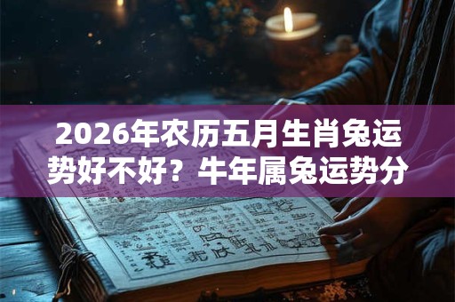 2026年农历五月生肖兔运势好不好？牛年属兔运势分析！