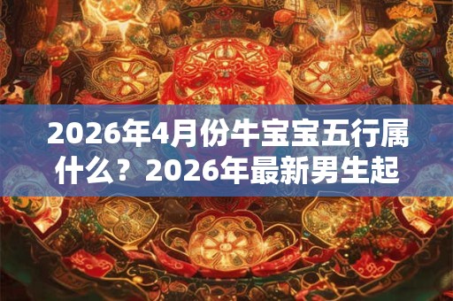 2026年4月份牛宝宝五行属什么？2026年最新男生起名