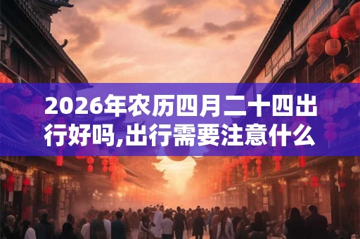 2026年农历四月二十四出行好吗,出行需要注意什么？