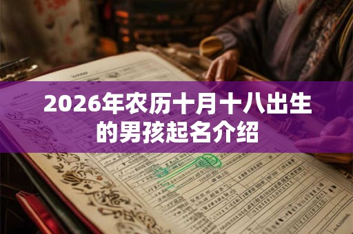 2026年农历十月十八出生的男孩起名介绍