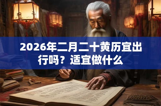 2026年二月二十黄历宜出行吗？适宜做什么