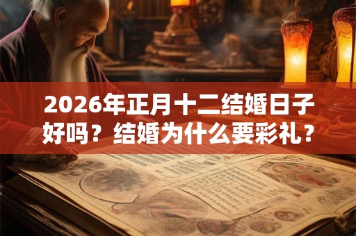 2026年正月十二结婚日子好吗？结婚为什么要彩礼？