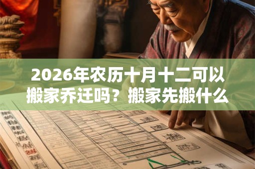 2026年农历十月十二可以搬家乔迁吗?搬家先搬什么吉利? 2026年农历十月十二可以搬家乔迁吗?搬家先搬什么吉利?