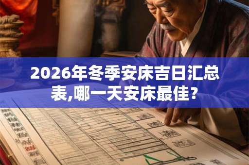 2026年冬季安床吉日汇总表,哪一天安床最佳? 2026年冬季安床吉日汇总表,哪一天安床最佳?