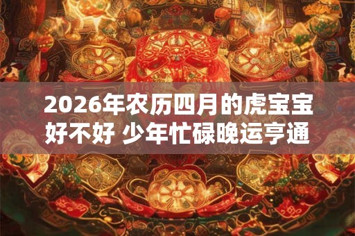 2026年农历四月的虎宝宝好不好 少年忙碌晚运亨通 2026年农历四月的虎宝宝好不好 少年忙碌晚运亨通