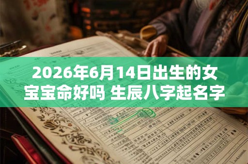2026年6月14日出生的女宝宝命好吗 生辰八字起名字