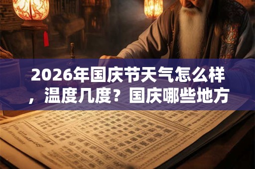 2026年国庆节天气怎么样，温度几度？国庆哪些地方最凉快
