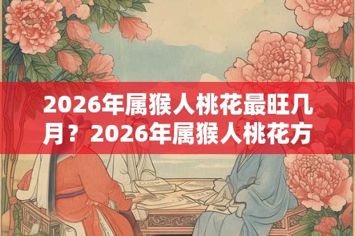 2026年属猴人桃花最旺几月?2026年属猴人桃花方位 2026年属猴人桃花最旺几月?2026年属猴人桃花方位