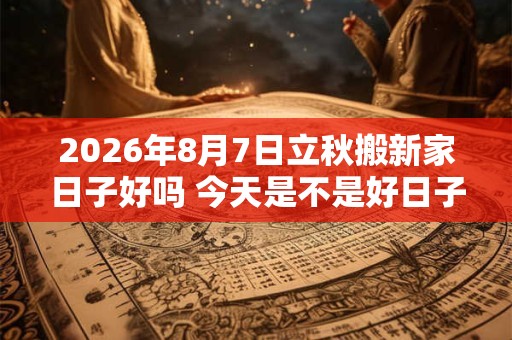 2026年8月7日立秋搬新家日子好吗 今天是不是好日子