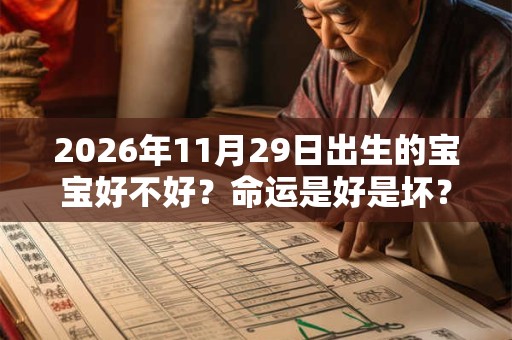 2026年11月29日出生的宝宝好不好?命运是好是坏? 2026年11月29日出生的宝宝好不好?命运是好是坏?