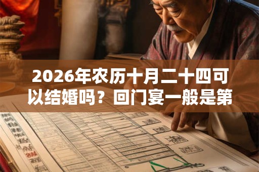 2026年农历十月二十四可以结婚吗？回门宴一般是第几天？