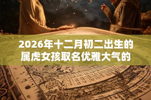 2026年十二月初二出生的属虎女孩取名优雅大气的