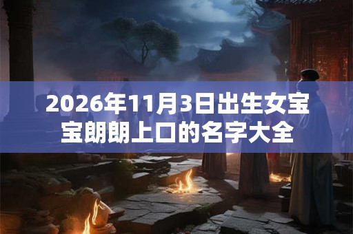2026年11月3日出生女宝宝朗朗上口的名字大全 2026年11月3日出生女宝宝朗朗上口的名字大全