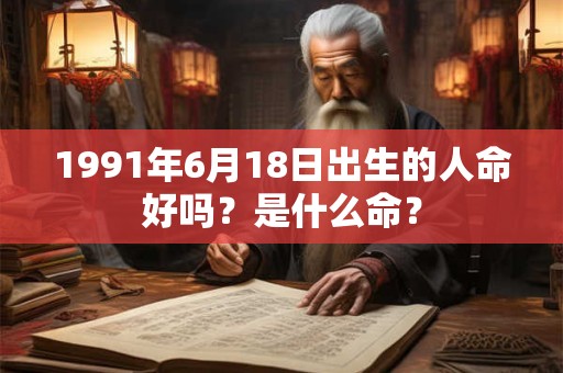 1991年6月18日出生的人命好吗？是什么命？