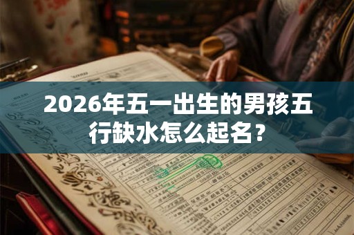 2026年五一出生的男孩五行缺水怎么起名？