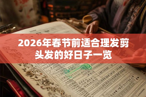 2026年春节前适合理发剪头发的好日子一览 2026年春节前适合理发剪头发的好日子一览