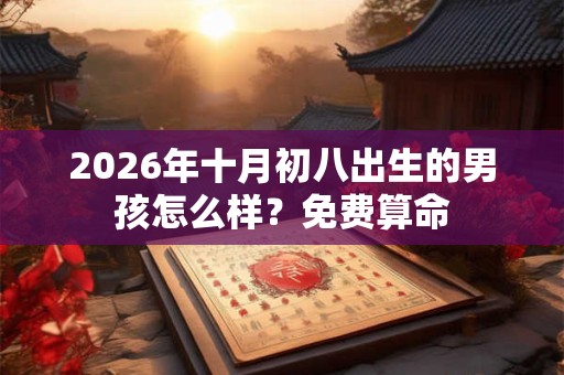 2026年十月初八出生的男孩怎么样？免费算命