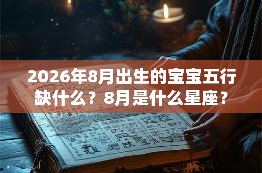 2026年8月出生的宝宝五行缺什么？8月是什么星座？