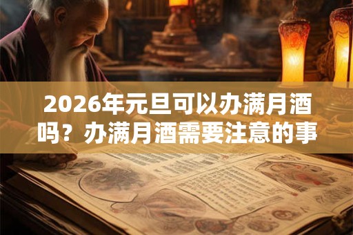 2026年元旦可以办满月酒吗？办满月酒需要注意的事项