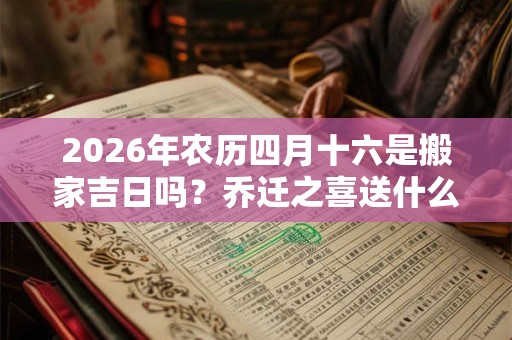 2026年农历四月十六是搬家吉日吗？乔迁之喜送什么礼物好？