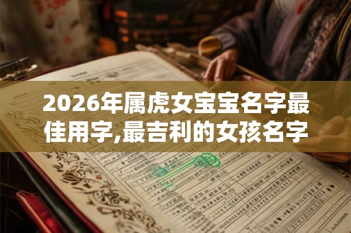 2026年属虎女宝宝名字最佳用字,最吉利的女孩名字