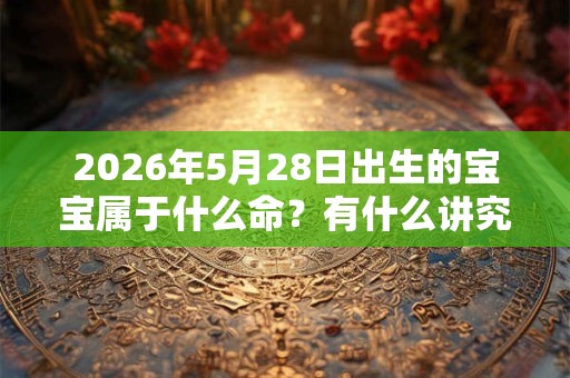 2026年5月28日出生的宝宝属于什么命?有什么讲究? 2026年5月28日出生的宝宝属于什么命?有什么讲究?