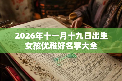 2026年十一月十九日出生女孩优雅好名字大全