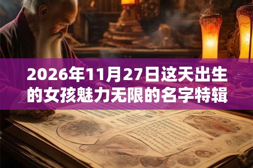 2026年11月27日这天出生的女孩魅力无限的名字特辑