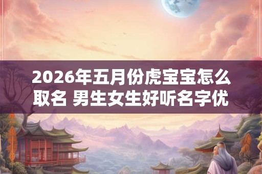 2026年五月份虎宝宝怎么取名 男生女生好听名字优选