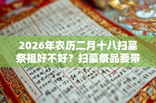 2026年农历二月十八扫墓祭祖好不好？扫墓祭品要带什么？