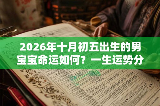 2026年十月初五出生的男宝宝命运如何？一生运势分析