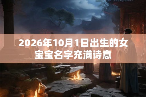 2026年10月1日出生的女宝宝名字充满诗意