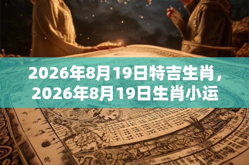 2026年8月19日特吉生肖,2026年8月19日生肖小运播报 2026年8月19日特吉生肖,2026年8月19日生肖小运播报