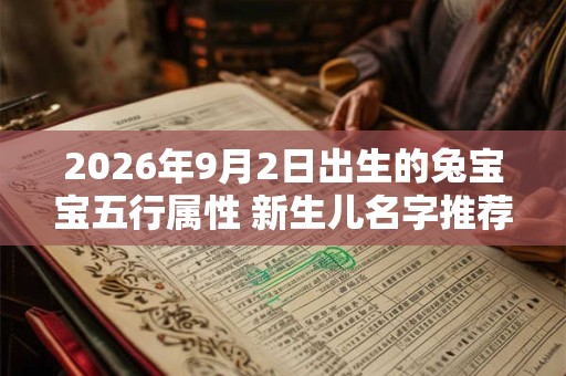 2026年9月2日出生的兔宝宝五行属性 新生儿名字推荐