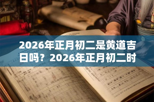 2026年正月初二是黄道吉日吗？2026年正月初二时辰吉凶一览表