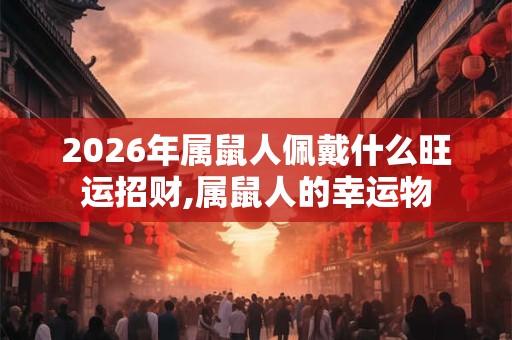 2026年属鼠人佩戴什么旺运招财,属鼠人的幸运物