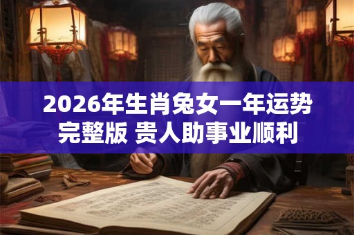 2026年生肖兔女一年运势完整版 贵人助事业顺利 2026年生肖兔女一年运势完整版 贵人助事业顺利