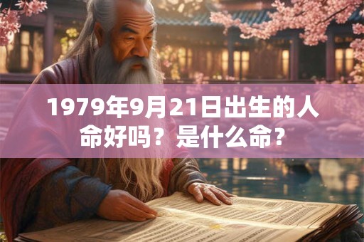 1979年9月21日出生的人命好吗?是什么命? 1979年9月21日出生的人命好吗?是什么命?
