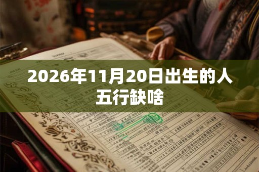 2026年11月20日出生的人五行缺啥