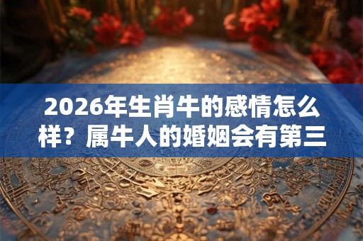 2026年生肖牛的感情怎么样？属牛人的婚姻会有第三者吗