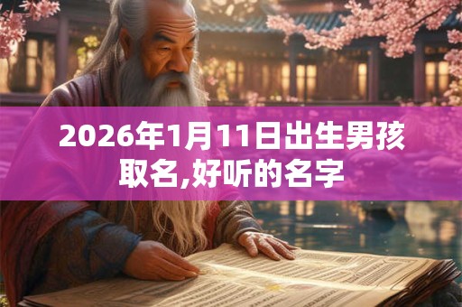 2026年1月11日出生男孩取名,好听的名字 2026年1月11日出生男孩取名,好听的名字