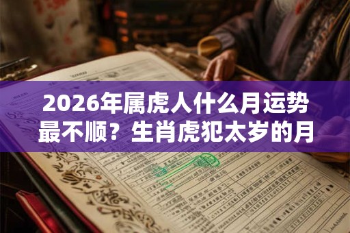 2026年属虎人什么月运势最不顺？生肖虎犯太岁的月份
