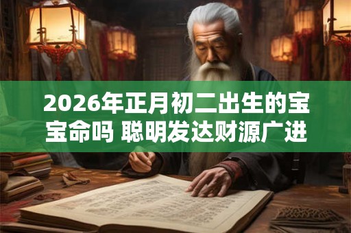 2026年正月初二出生的宝宝命吗 聪明发达财源广进 2026年正月初二出生的宝宝命吗 聪明发达财源广进