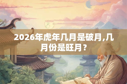 2026年虎年几月是破月,几月份是旺月？