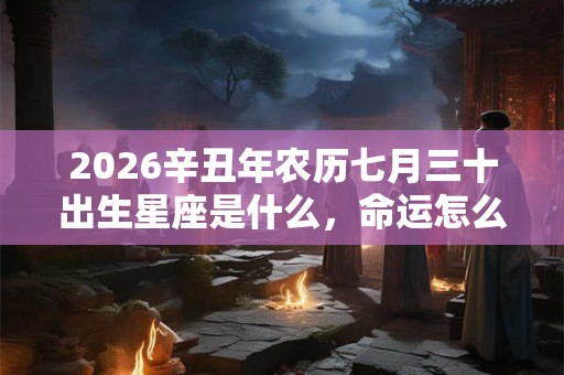 2026辛丑年农历七月三十出生星座是什么，命运怎么样？