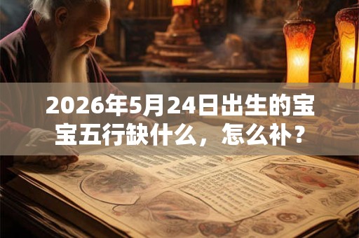 2026年5月24日出生的宝宝五行缺什么，怎么补？