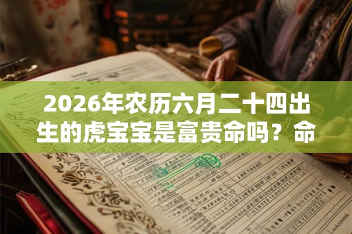 2026年农历六月二十四出生的虎宝宝是富贵命吗？命运如何？