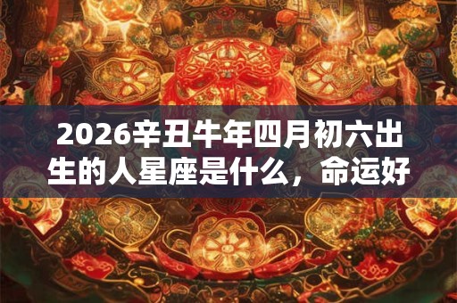 2026辛丑牛年四月初六出生的人星座是什么,命运好不好? 2026辛丑牛年四月初六出生的人星座是什么,命运好不好?