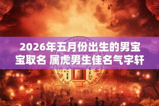 2026年五月份出生的男宝宝取名 属虎男生佳名气宇轩昂